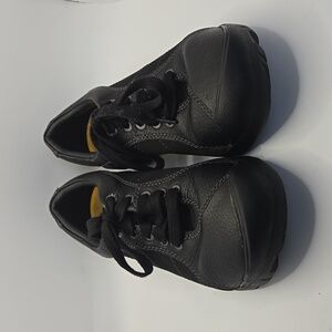 Keen Presidio Sneaker Black Leather Casual Oxford Lace-Up Shoes Women's Sz 8.5